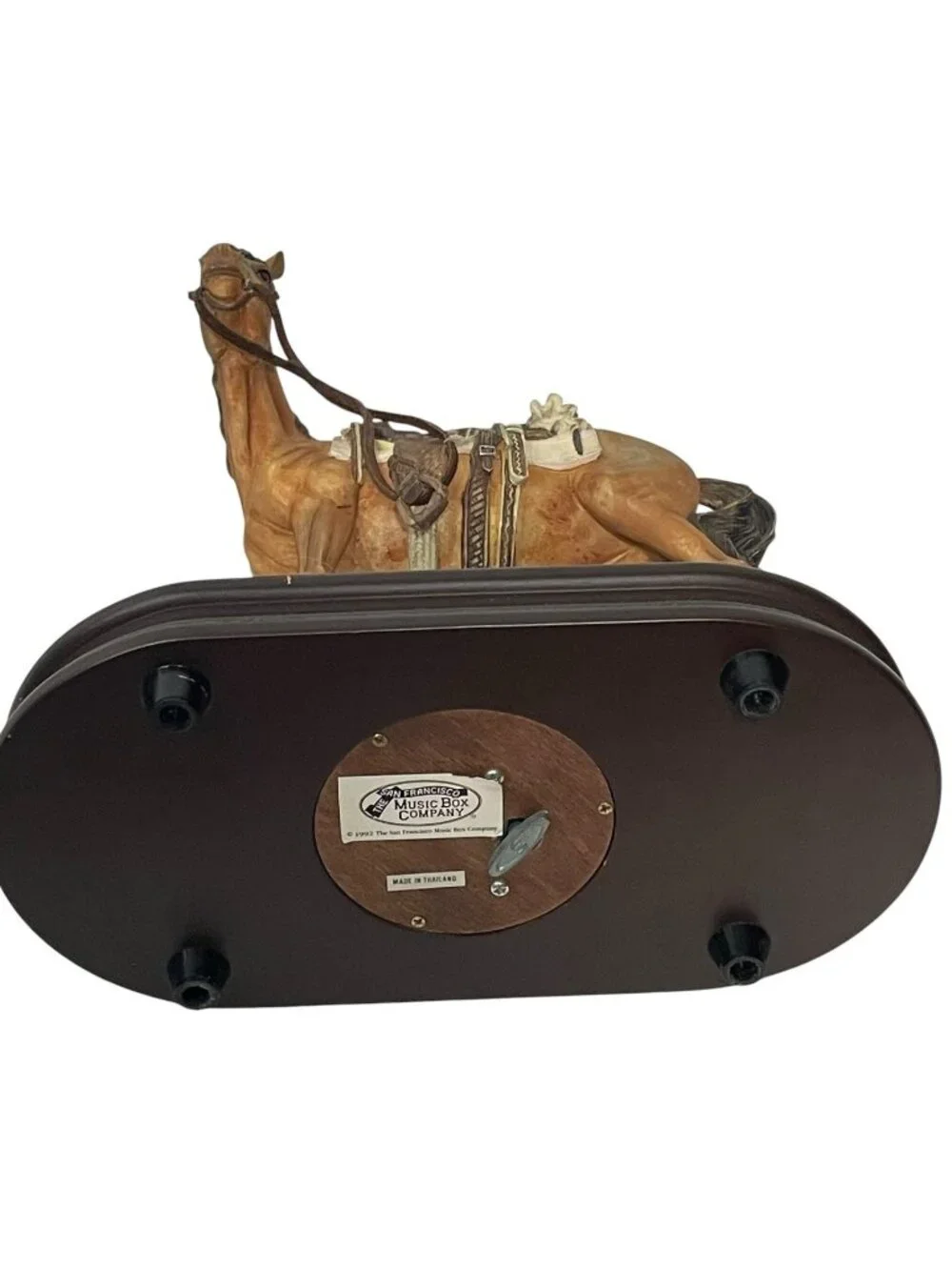 San Francisco Music Box Company Horse Figurine Bonanza Theme Song Western 1992